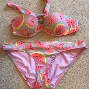 Aerie watermelon swimsuit
